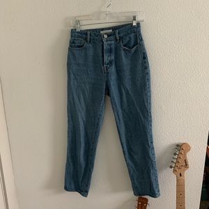 pacsun high rise straight jeans